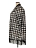 R&M Richards Houndstooth Black Ivory Poncho Size 18W - photo 5