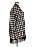 R&M Richards Houndstooth Black Ivory Poncho Size 18W - photo 4