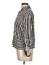 Assorted Brands 100% Rayon Stripes Black 3/4 Sleeve Button-Down Shirt Size L - photo 5