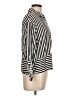 Assorted Brands 100% Rayon Stripes Black 3/4 Sleeve Button-Down Shirt Size L - photo 4