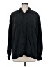 Georges Marciano Solid Black Long Sleeve Button-Down Shirt Size M - photo 1