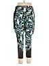 Zelos Print Teal Active Pants Size XL - photo 2