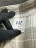 Gap Plaid Gray Long Sleeve Button-Down Shirt Size M - photo 4