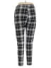 New Directions 100% Polyester Plaid Black Casual Pants Size XL - photo 2