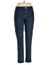 Cleo Chevron-herringbone Blue Jeans Size 14 - photo 1