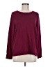 Chico's Solid Burgundy Pullover Sweater Size Med (1) - photo 1