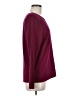 Chico's Solid Burgundy Pullover Sweater Size Med (1) - photo 4