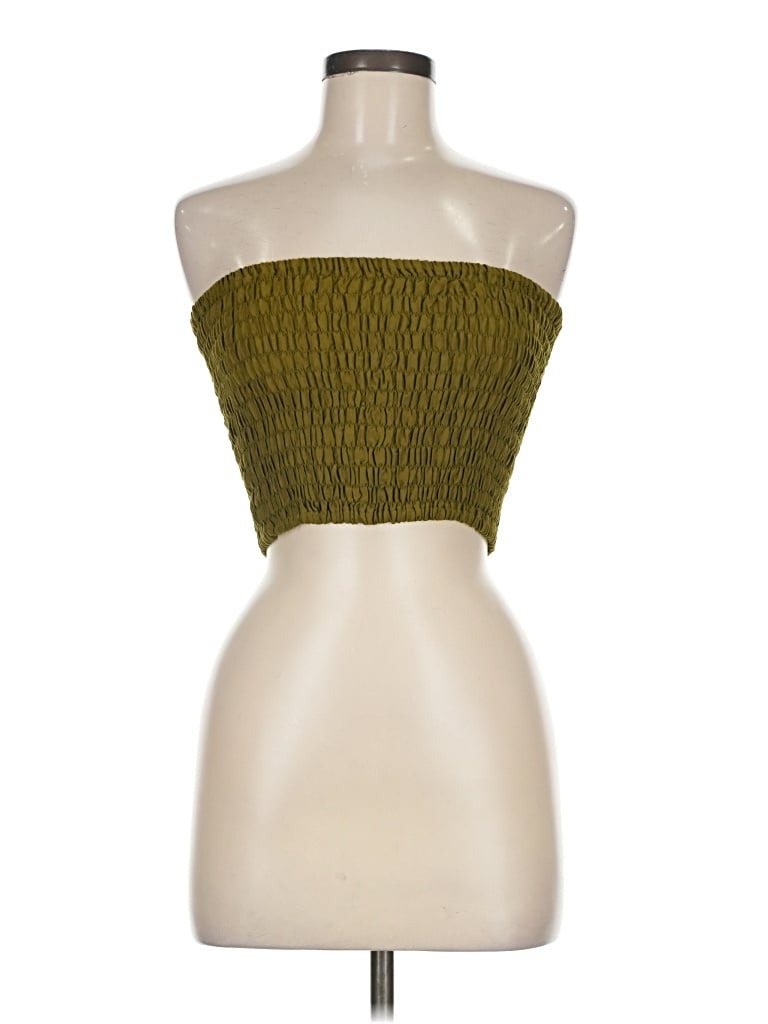 Pink Haley Sleeveless Blouse In Green