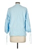 Unbranded Blue 3/4 Sleeve Blouse Size M - photo 2