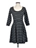 rue21 Stripes Black Casual Dress Size S - photo 1