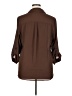 B.wear 100% Polyester Brown 3/4 Sleeve Blouse Size XL - photo 2