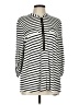 Calvin Klein Silver White Long Sleeve Henley Size L - photo 1