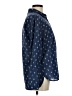 Gap Print Blue Long Sleeve Blouse Size M - photo 4