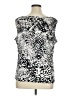 Calvin Klein Silver Sleeveless Blouse Size XL - photo 2