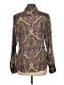 J.Crew Paisley Purple Long Sleeve Blouse Size S (estimated) - photo 2