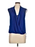 BCBGMAXAZRIA 100% Polyester Blue Sleeveless Blouse Size S - photo 1