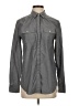 Ann Taylor Gray Long Sleeve Button-Down Shirt Size 4 - photo 1