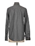Ann Taylor Gray Long Sleeve Button-Down Shirt Size 4 - photo 2