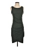 Leith Solid Gray Casual Dress Size S - photo 1