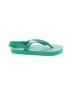 Unbranded Green Flip Flops Size 7 - 8 Kids - photo 1