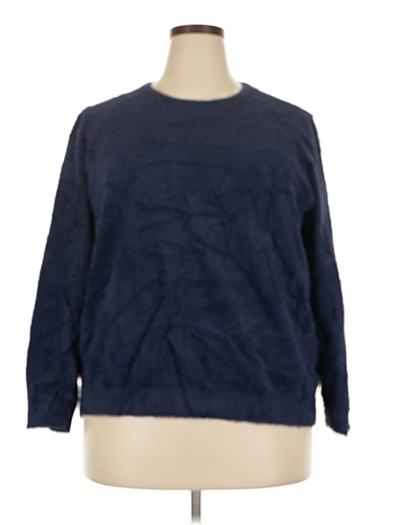 Pre-owned Evolution By Cyrus Pullover Sweater In Blue