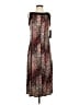 Perceptions Animal Print Brown Red Cocktail Dress Size S - photo 1