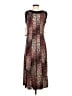 Perceptions Animal Print Brown Red Cocktail Dress Size S - photo 2