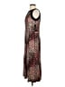 Perceptions Animal Print Brown Red Cocktail Dress Size S - photo 5