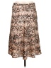 Catherine Malandrino 100% Polyester Animal Print Tan Casual Skirt Size 6 - photo 1