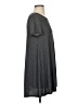 Acemi Solid Gray Casual Dress Size S - photo 4