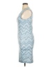 Auditions Chevron-herringbone Blue Cocktail Dress Size 1X - photo 5