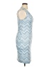 Auditions Chevron-herringbone Blue Cocktail Dress Size 1X - photo 4