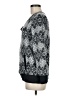 DKNY 100% Polyester Print Gray Pullover Sweater Size M - photo 5