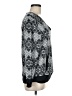 DKNY 100% Polyester Print Gray Pullover Sweater Size M - photo 4