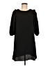 Zara 100% Polyester Solid Black Casual Dress Size M - photo 1