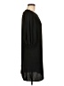 Zara 100% Polyester Solid Black Casual Dress Size M - photo 4