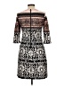 Just... Taylor Print Black Casual Dress Size 10 - photo 2