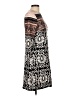 Just... Taylor Print Black Casual Dress Size 10 - photo 4
