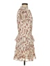 Assorted Brands 100% Polyester Floral Ivory Cocktail Dress Size S - photo 4