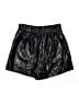 Steve Madden 100% Polyurethane Metallic Black Shorts Size XS - photo 2