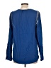 Joseph A. 100% Viscose Blue Long Sleeve Blouse Size L - photo 2