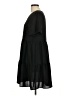Unbranded Solid Black Casual Dress Size L - photo 5