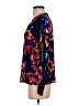 Three Eighty Two 100% Polyester Blue 3/4 Sleeve Blouse Size S - photo 5