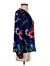 Three Eighty Two 100% Polyester Blue 3/4 Sleeve Blouse Size S - photo 4