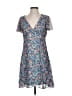 Sage Collective 100% Polyester Paisley Blue Casual Dress Size 4 - photo 1