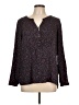 Christopher & Banks 100% Rayon Black Long Sleeve Blouse Size L - photo 1