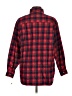 Keren Hart Plaid Red Long Sleeve Button-Down Shirt Size L - photo 2