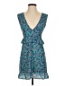 Nightwalker 100% Polyester Paisley Teal Cocktail Dress Size S - photo 1