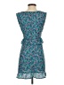 Nightwalker 100% Polyester Paisley Teal Cocktail Dress Size S - photo 2