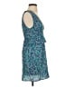 Nightwalker 100% Polyester Paisley Teal Cocktail Dress Size S - photo 4